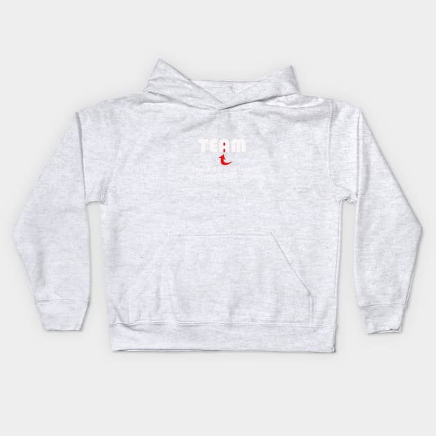 There IS an "i" in team. Kids Hoodie by ObtuseObstructionist